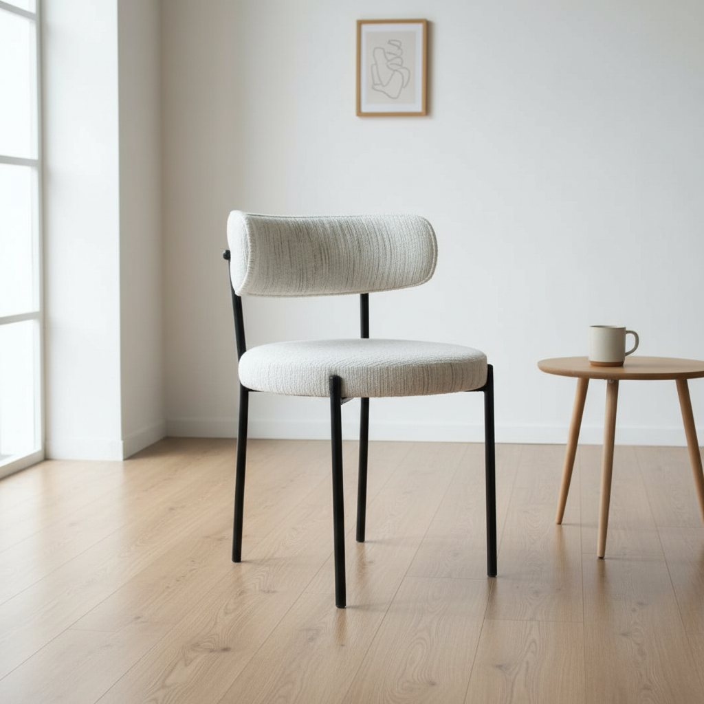Modern Upholstered Dining Chair - Image 3