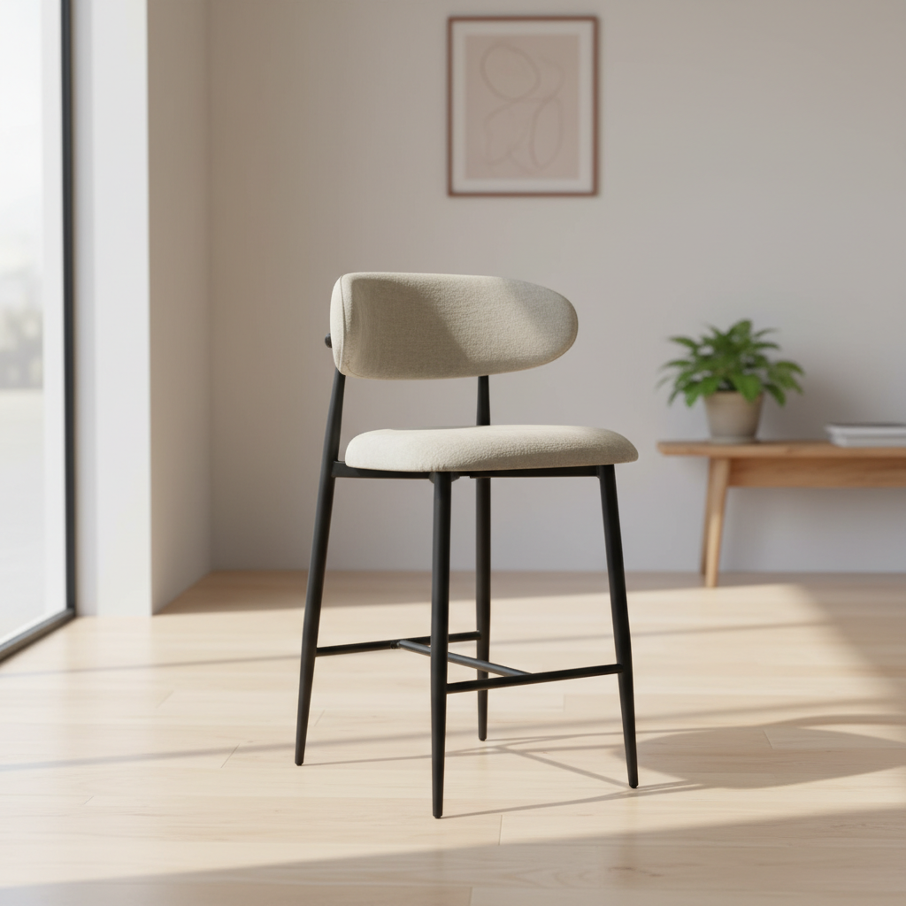 Modern Upholstered Bar Chair - Image 4