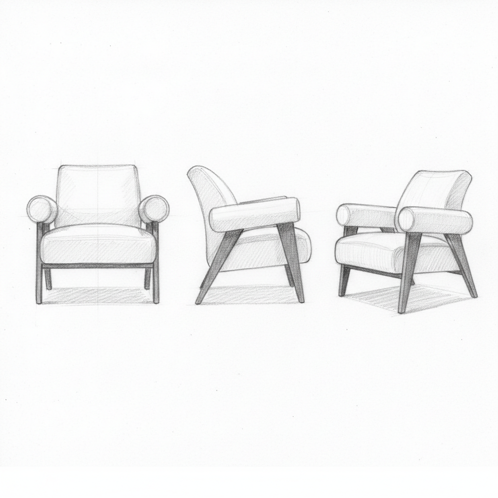 Contemporary Lounge Chair - Image 3