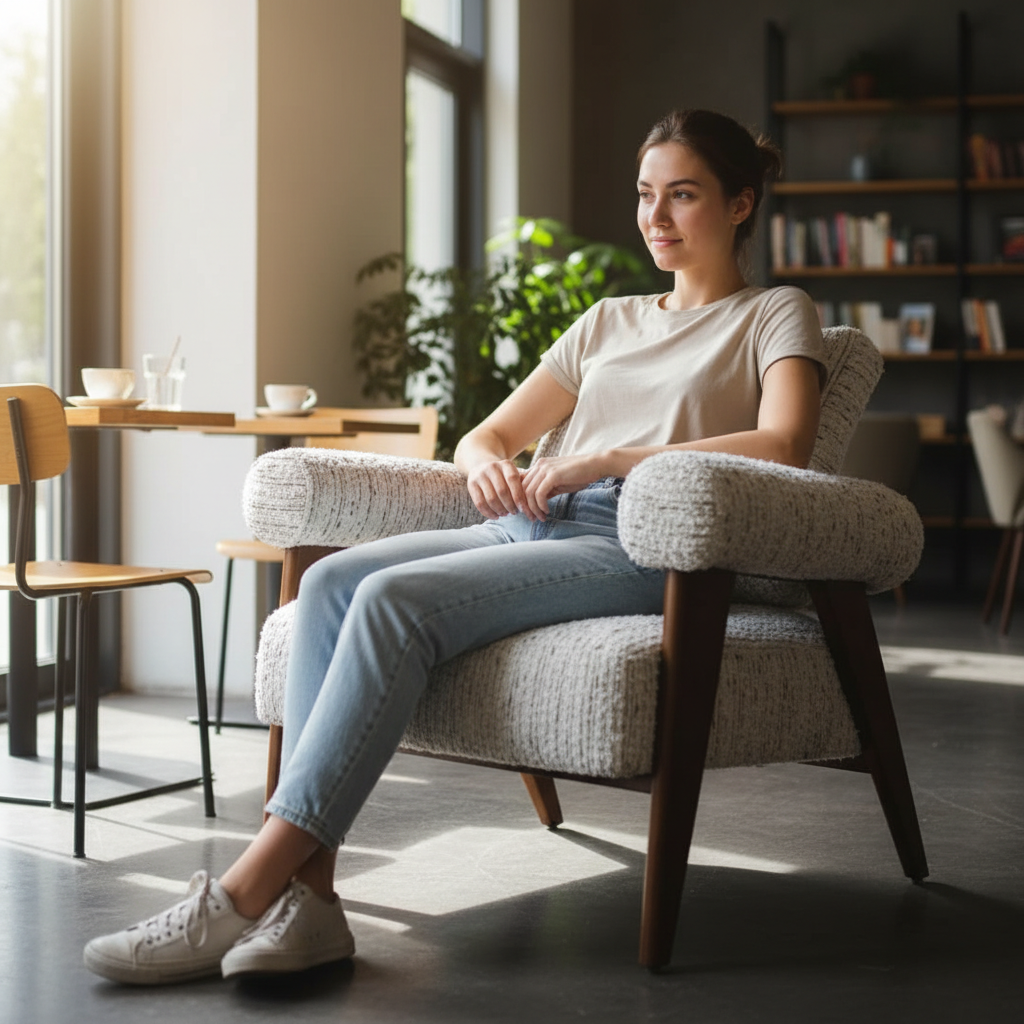 Contemporary Lounge Chair - Image 4
