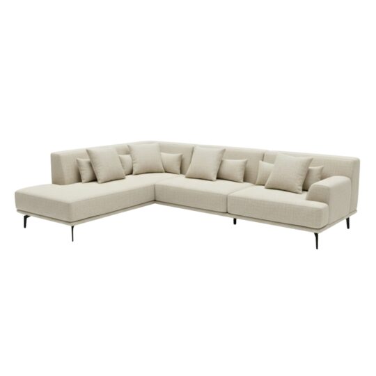 Grand Corner Sectional with Multi-Pillow Backrest