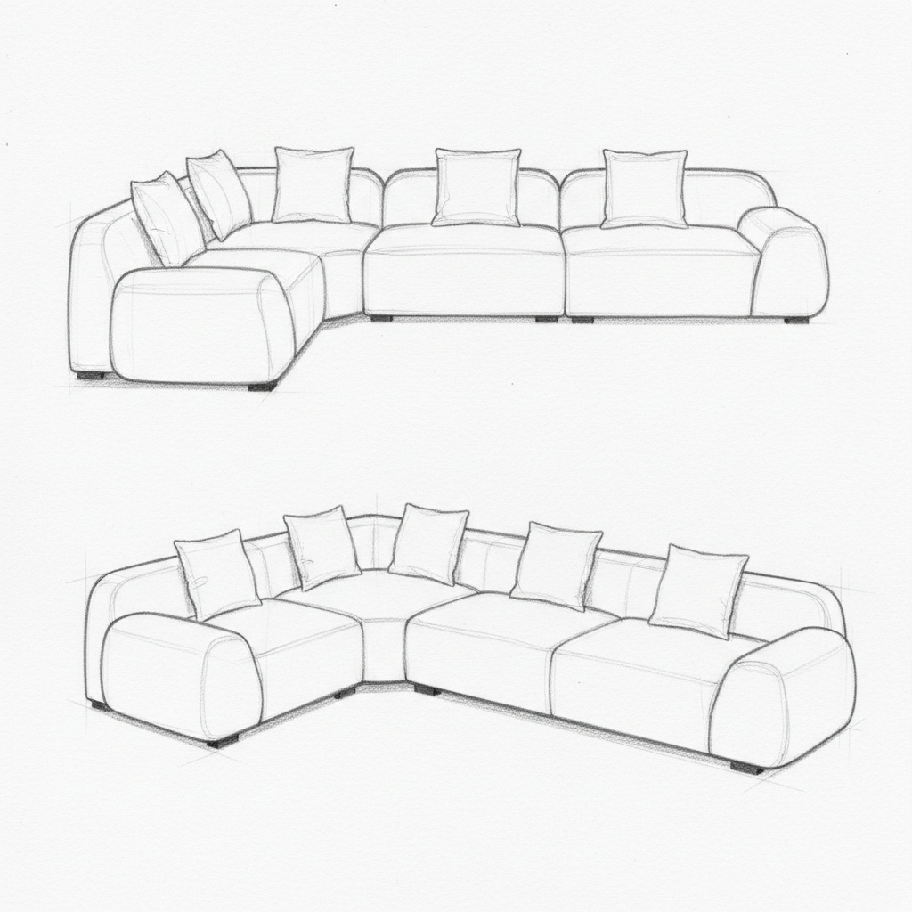Ultra-Modern Modular Sectional Sofa - Image 3