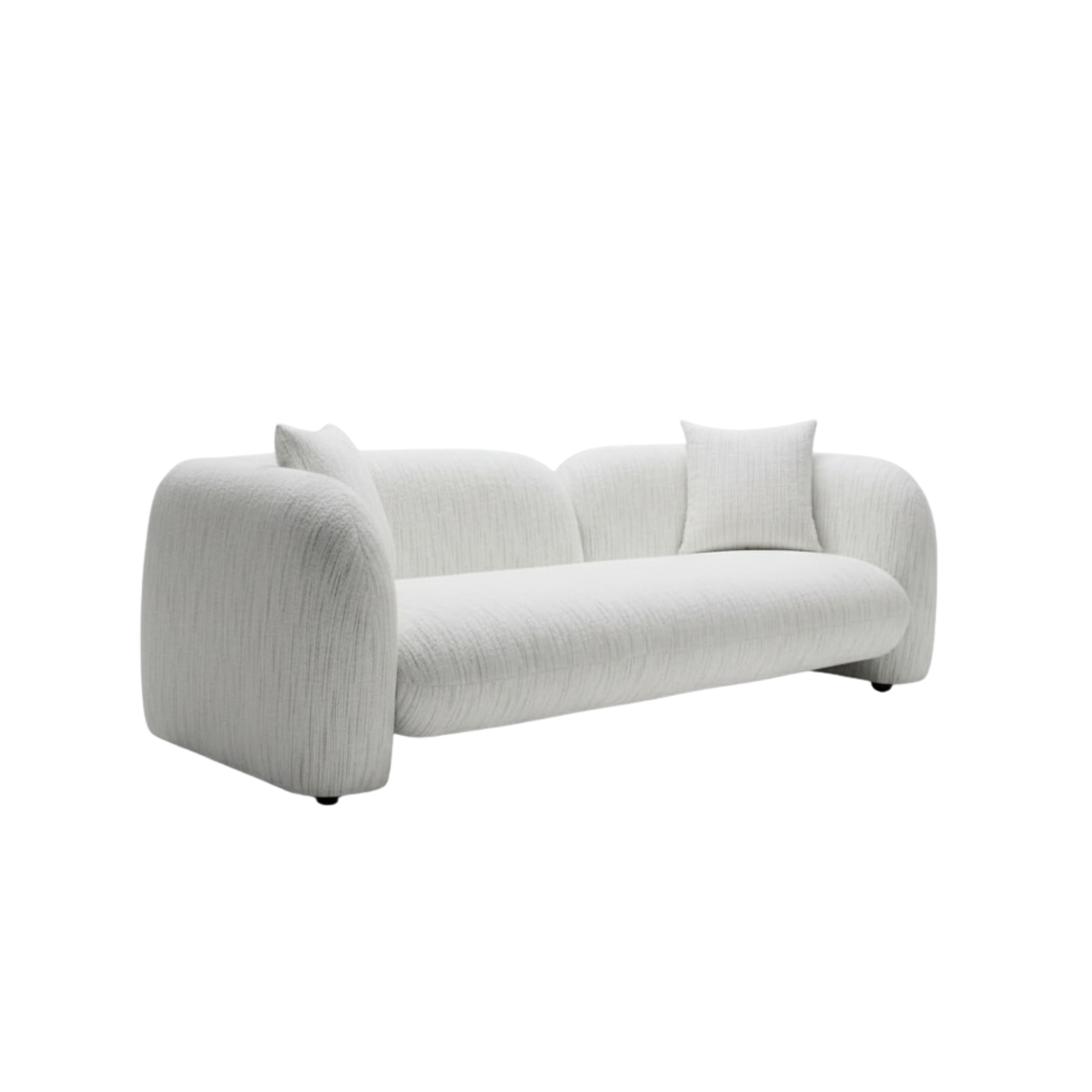 Cloud-Soft Straight Sofa