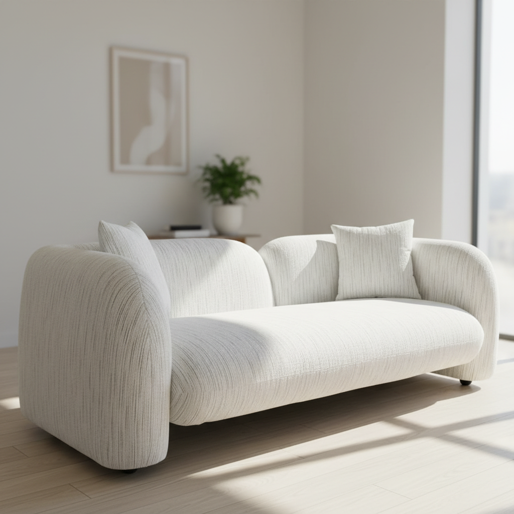 Cloud-Soft Straight Sofa - Image 2