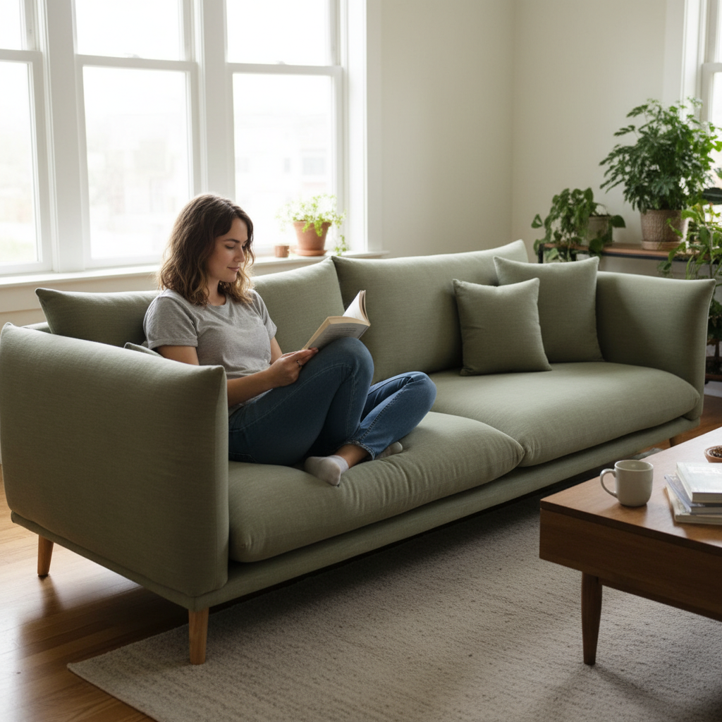Organic Scandi-Style Sofa - Image 2