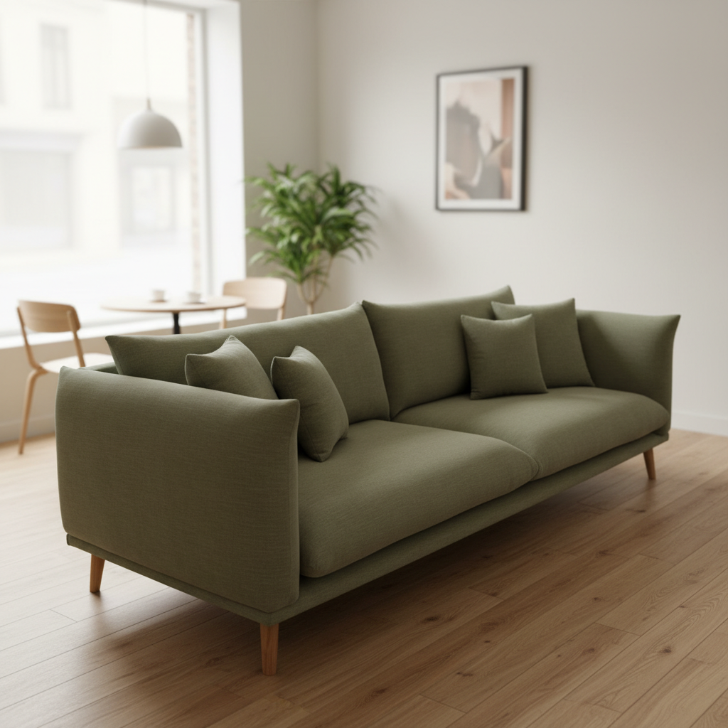 Organic Scandi-Style Sofa - Image 4
