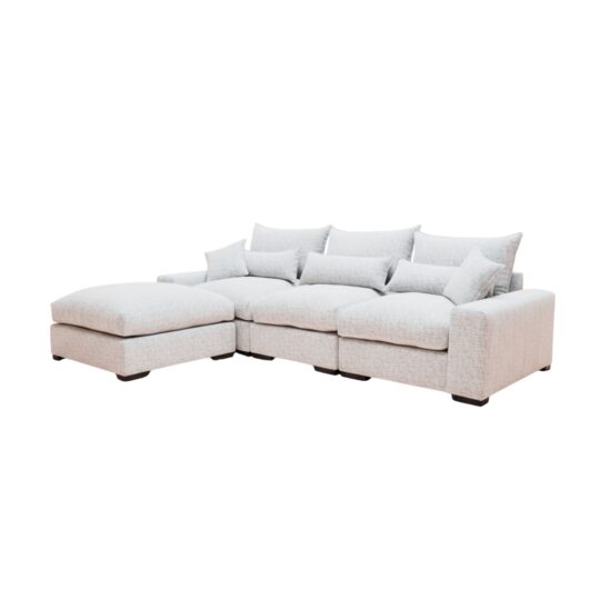 Cloud-Luxe Modular Sectional with Ottoman