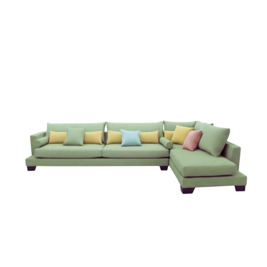 Pastel Vibrant L-Shape Sectional Sofa