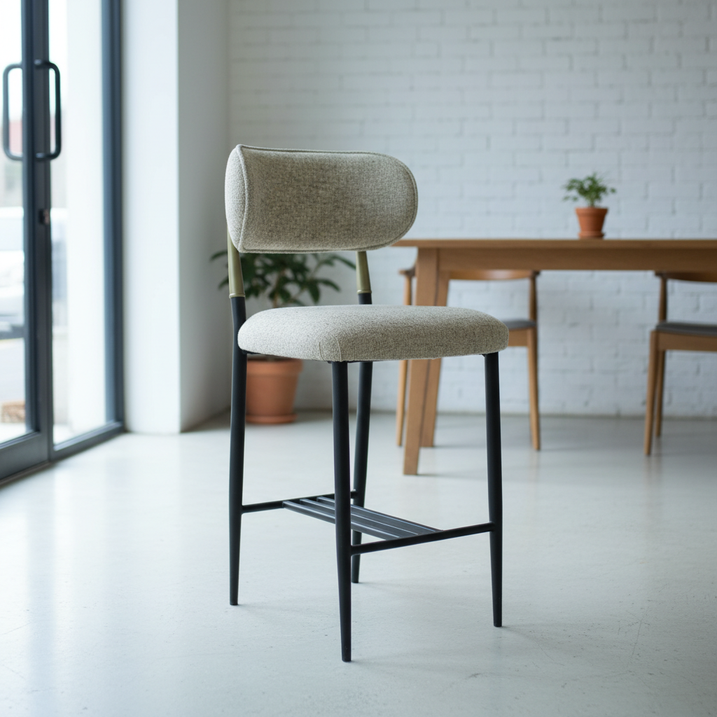 Modern Upholstered Dining Chair - Image 4