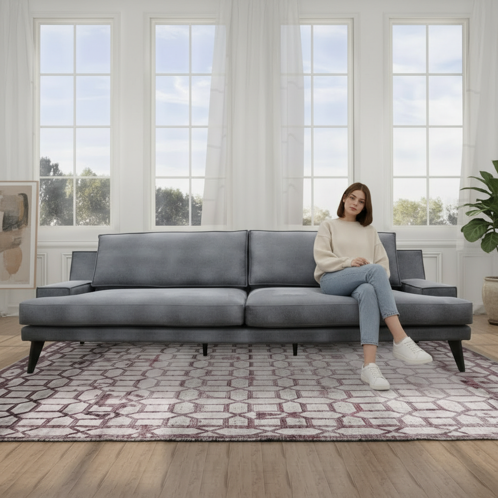 Modern Linear Sofa - Image 3