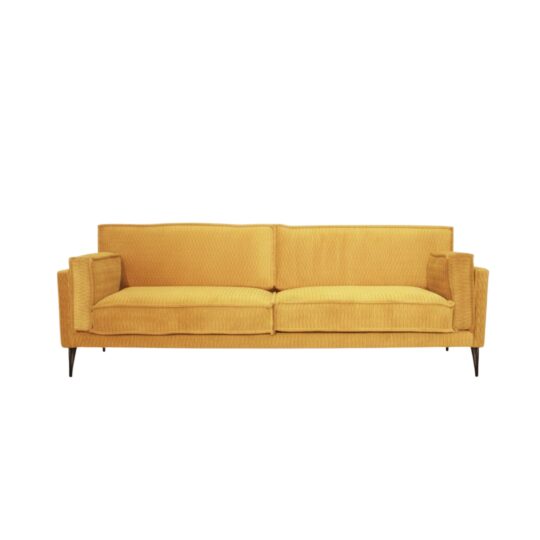 Mid-Century Modern Textured Sofa