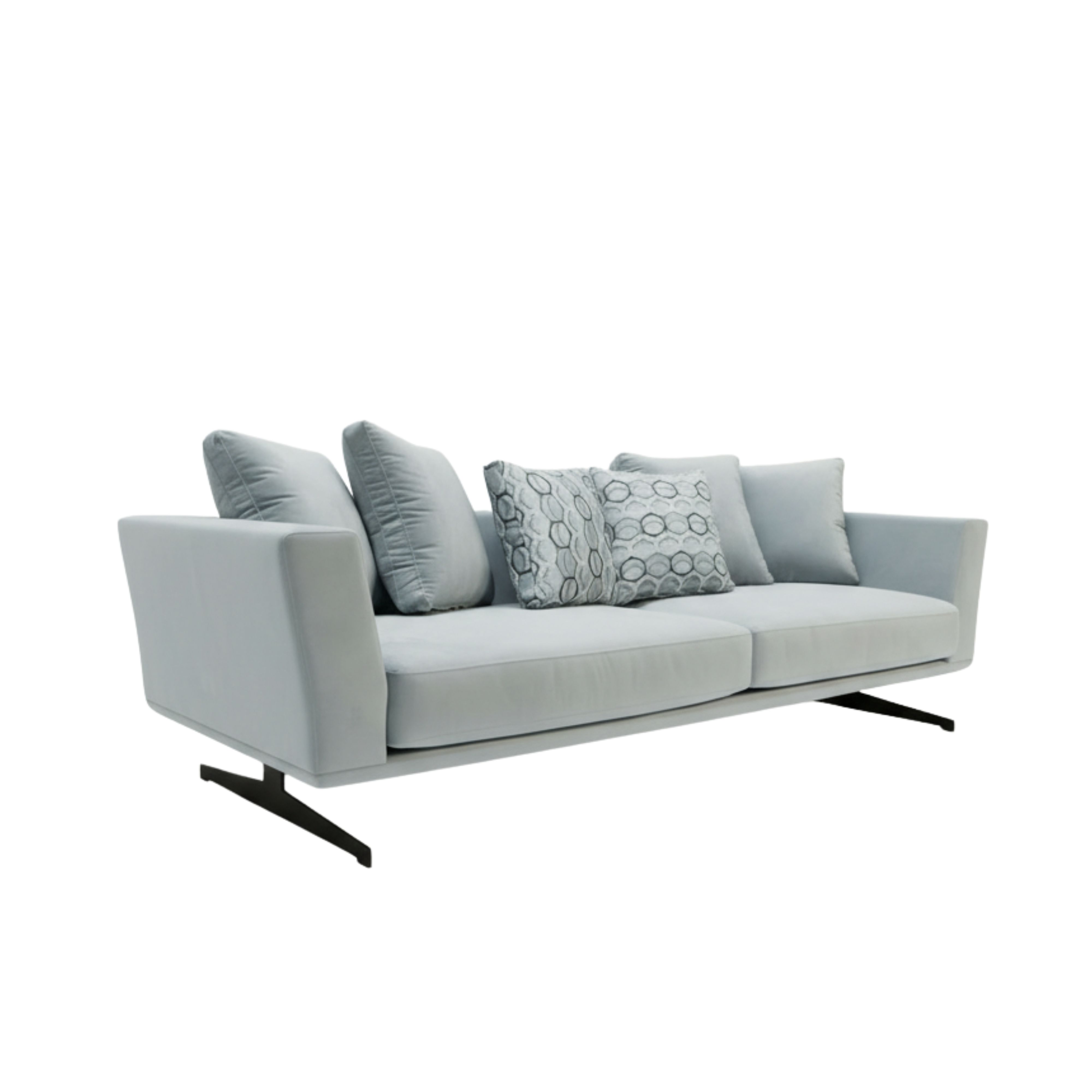 Nordic Serenity Linear Sofa