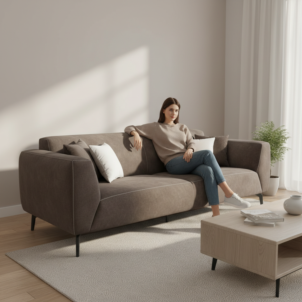 Urban Stitch Contemporary Sofa - Image 2