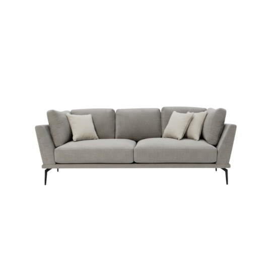 Nordic Comfort Three-Seater Sofa