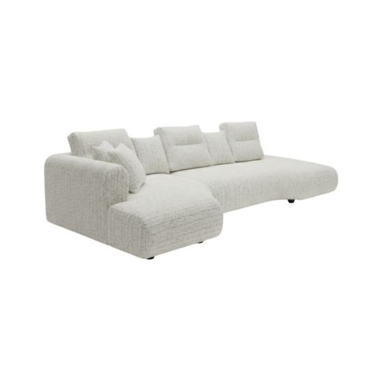 Modern Organic Sectional Sofa with Premium Upholstery